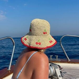 Zara Cherry Bucket Hat